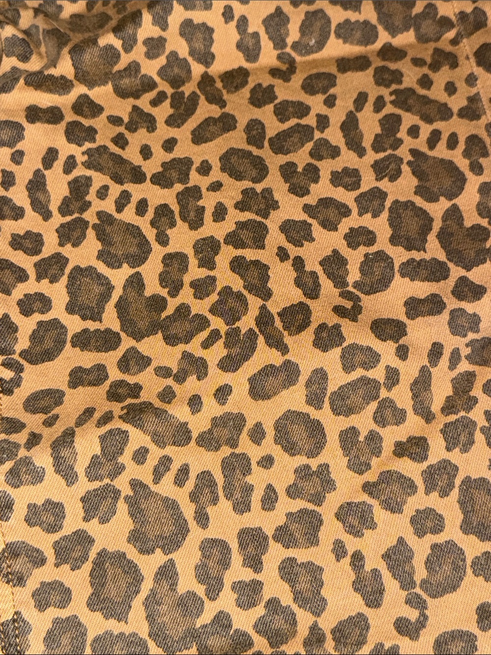 American Eagle Outfitters Leopard Print Stretch Pants - Tan & Black - Picture 3 of 4
